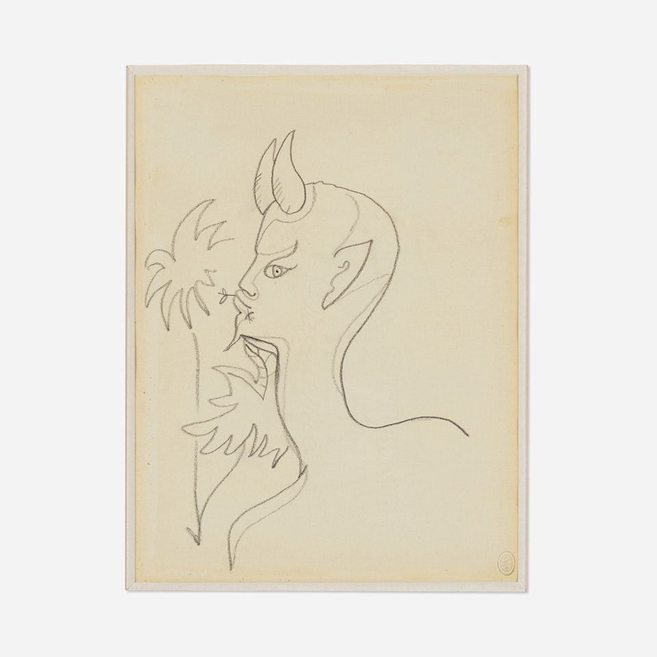 Profil de faune by Jean Cocteau