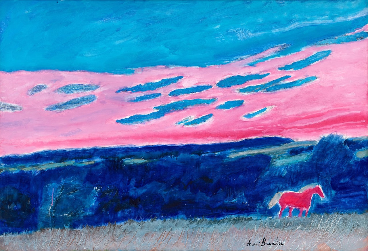 Soir en Tardenois by André Brasilier