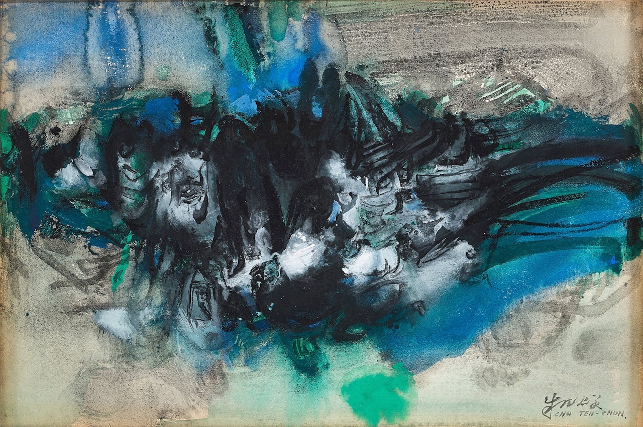 Composition No. 76 by Chu Teh-Chun