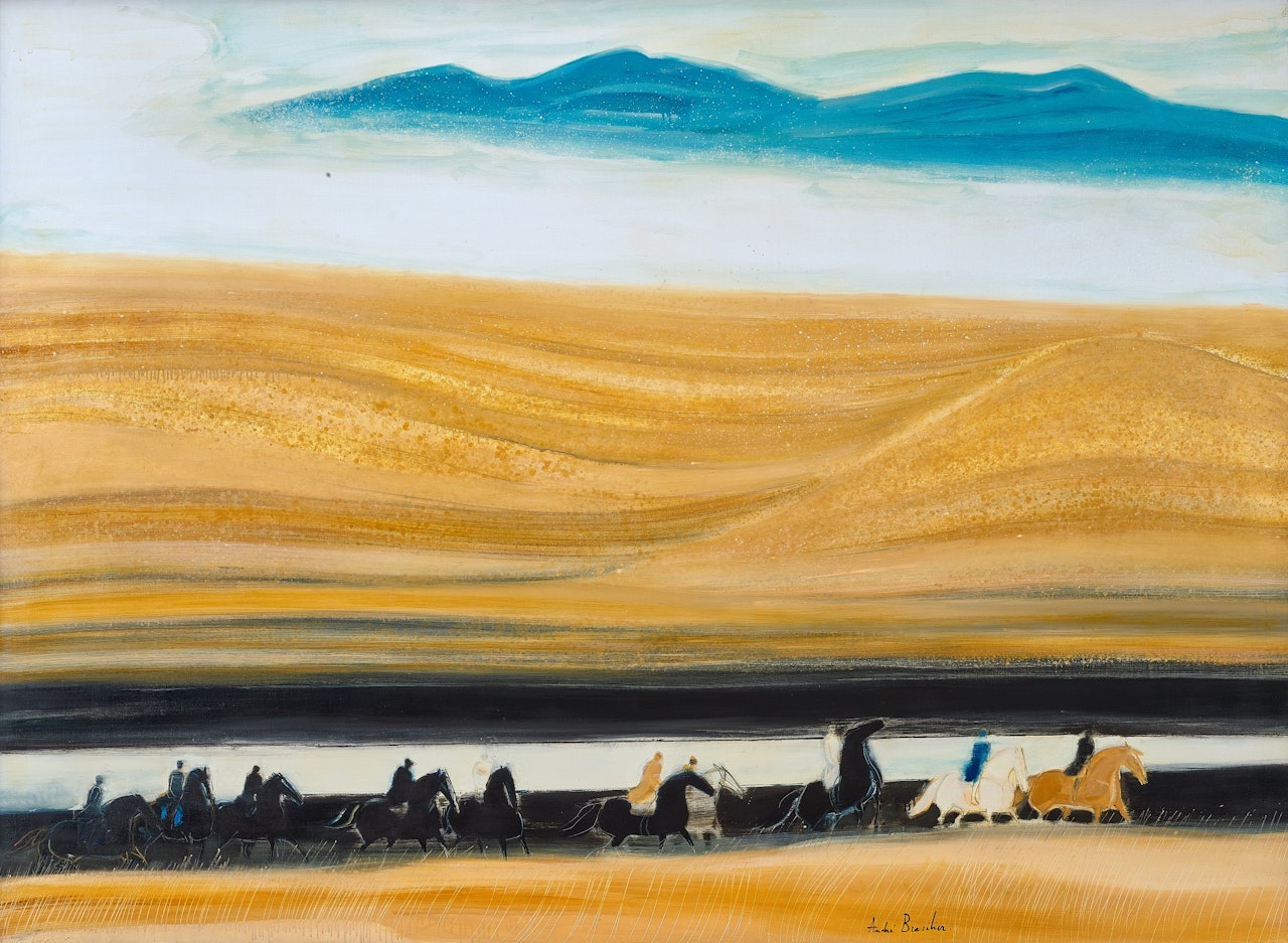 Les Montagnes bleus by André Brasilier