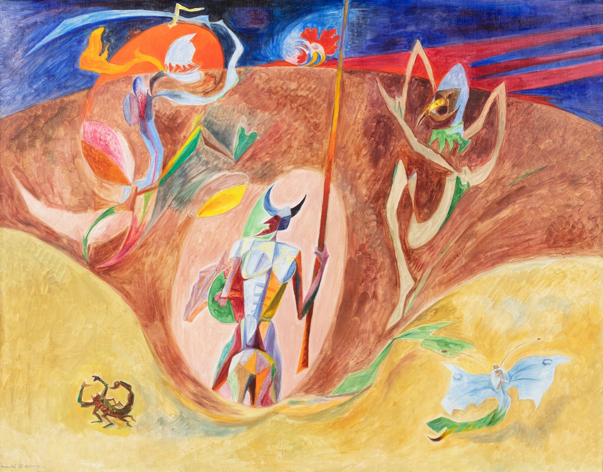 Don Quichotte et les enchanteurs by André Masson