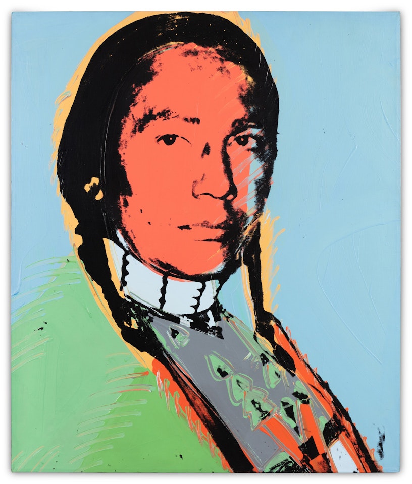 The American Indian (Russell Means) by Andy Warhol