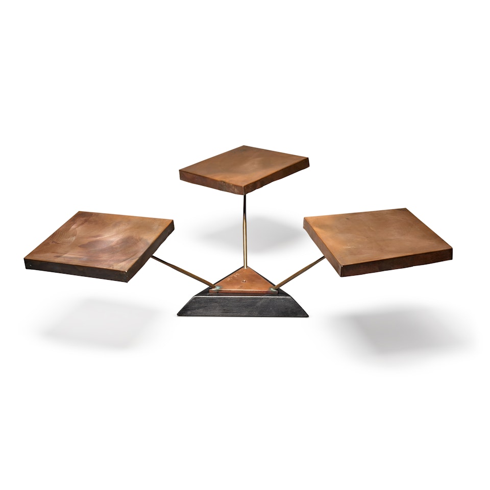 Three Squares Triangle by George Rickey