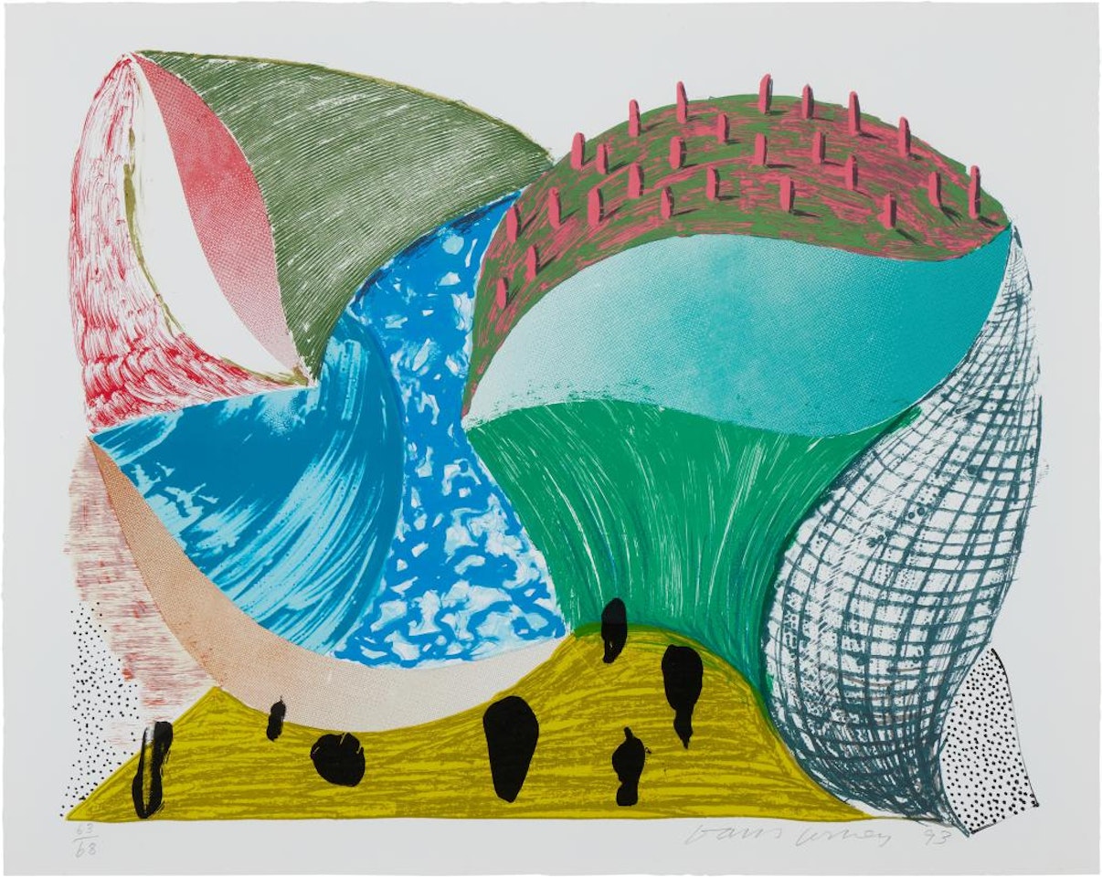 Gorge d'incre by David Hockney