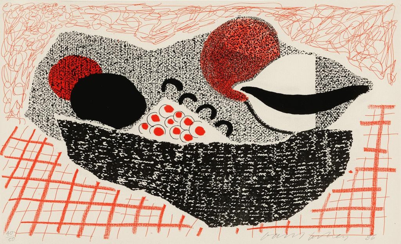 Lemon and Oranges by David Hockney