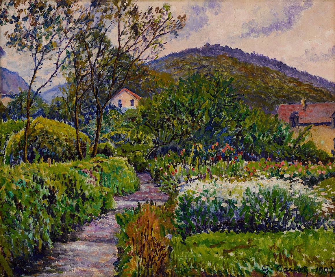 Le Jardin au printemps by Gustave Cariot