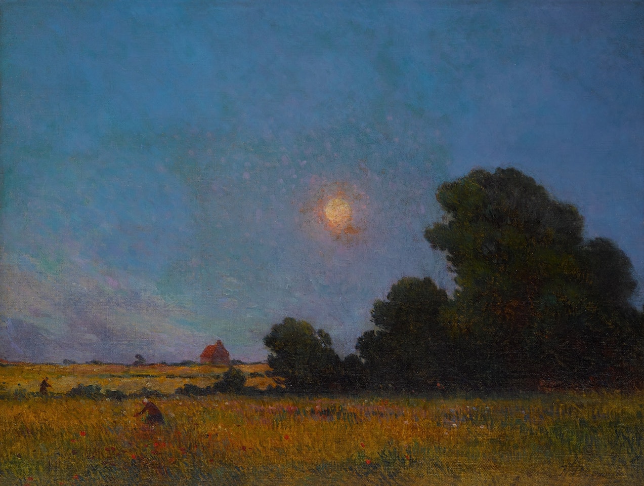 Champs fleuris à l'aube by Ferdinand du Puigaudeau