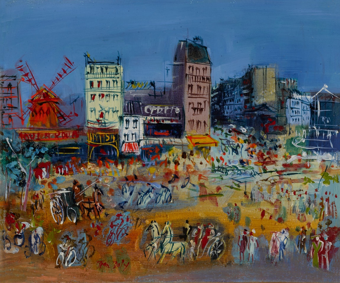 Le Moulin rouge by Jean Dufy
