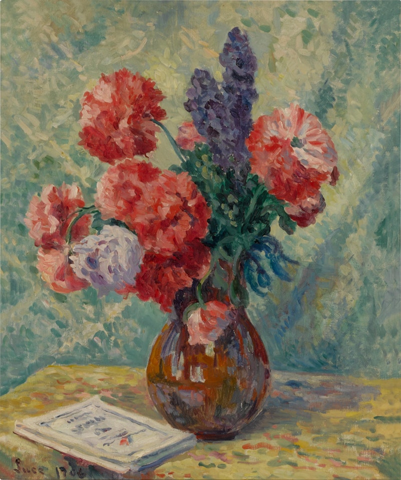 Vase de fleurs by Maximilien Luce