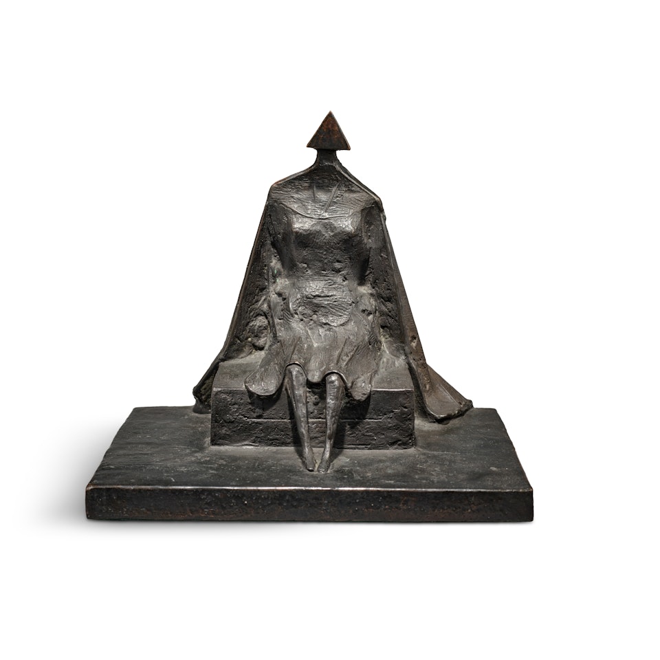 Sitting Woman in Robes I by Lynn Chadwick