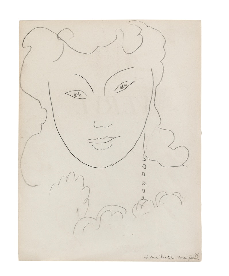 Portrait de femme (Elvire van Hyfte) by Henri Matisse