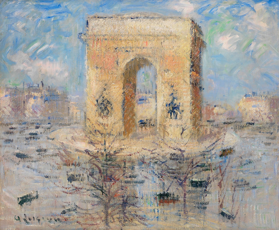 La place de l'Etoile by Gustave Loiseau