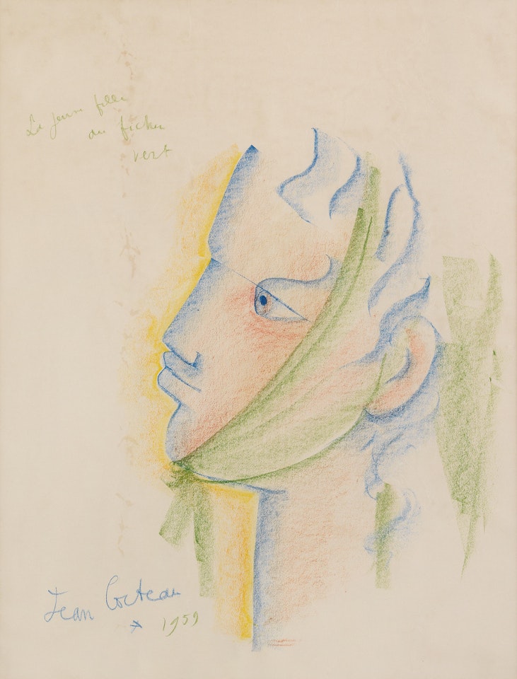 La jeune fille au fichu vert by Jean Cocteau