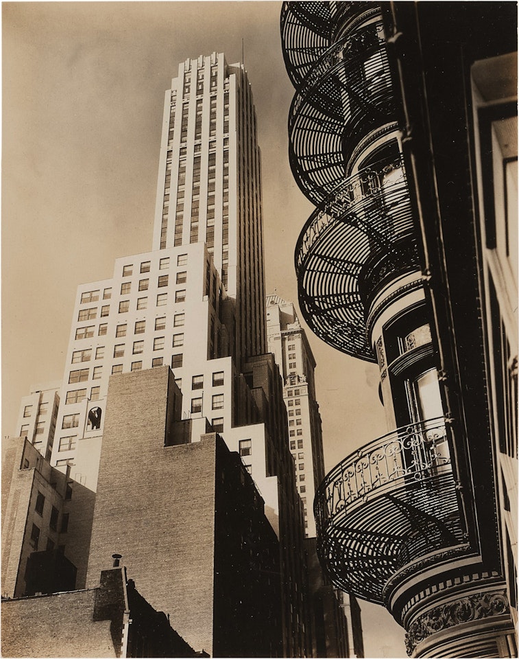 Murray Hill Hotel, from Park Avenue and 40th Street, Manhattan by Berenice Abbott