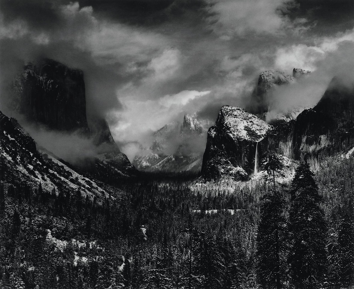 Clearing Winter Storm, Yosemite National Park by Ansel Adams