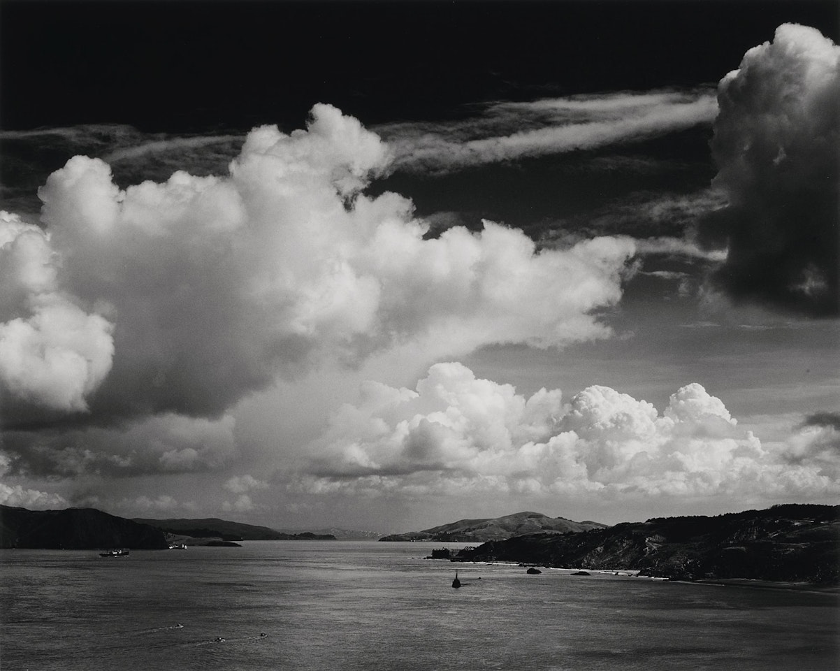 The Golden Gate Before the Building of the Bridge by Ansel Adams