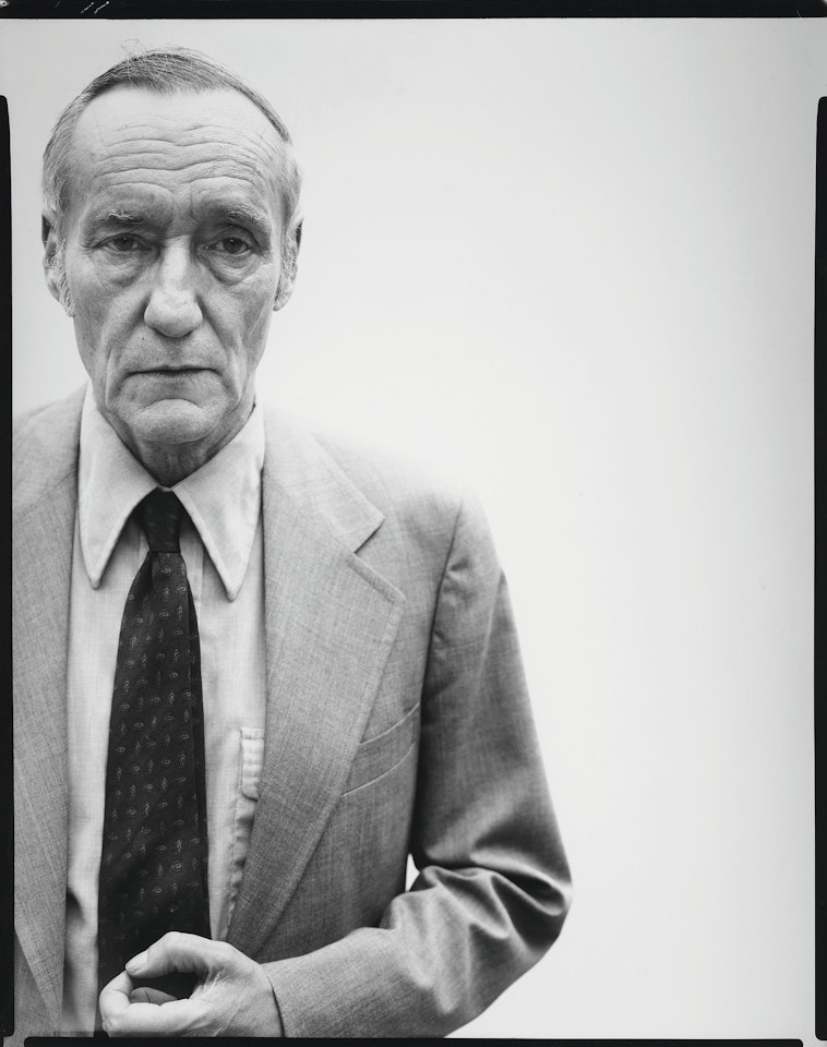 William Burroughs, writer, New York, July 9, 1975 by Richard Avedon