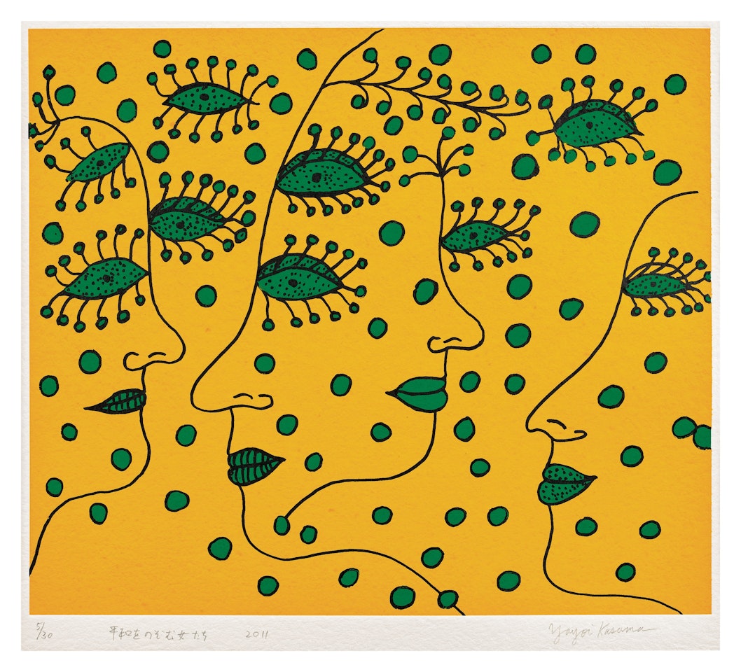 Women Wishing for Peace by Yayoi Kusama