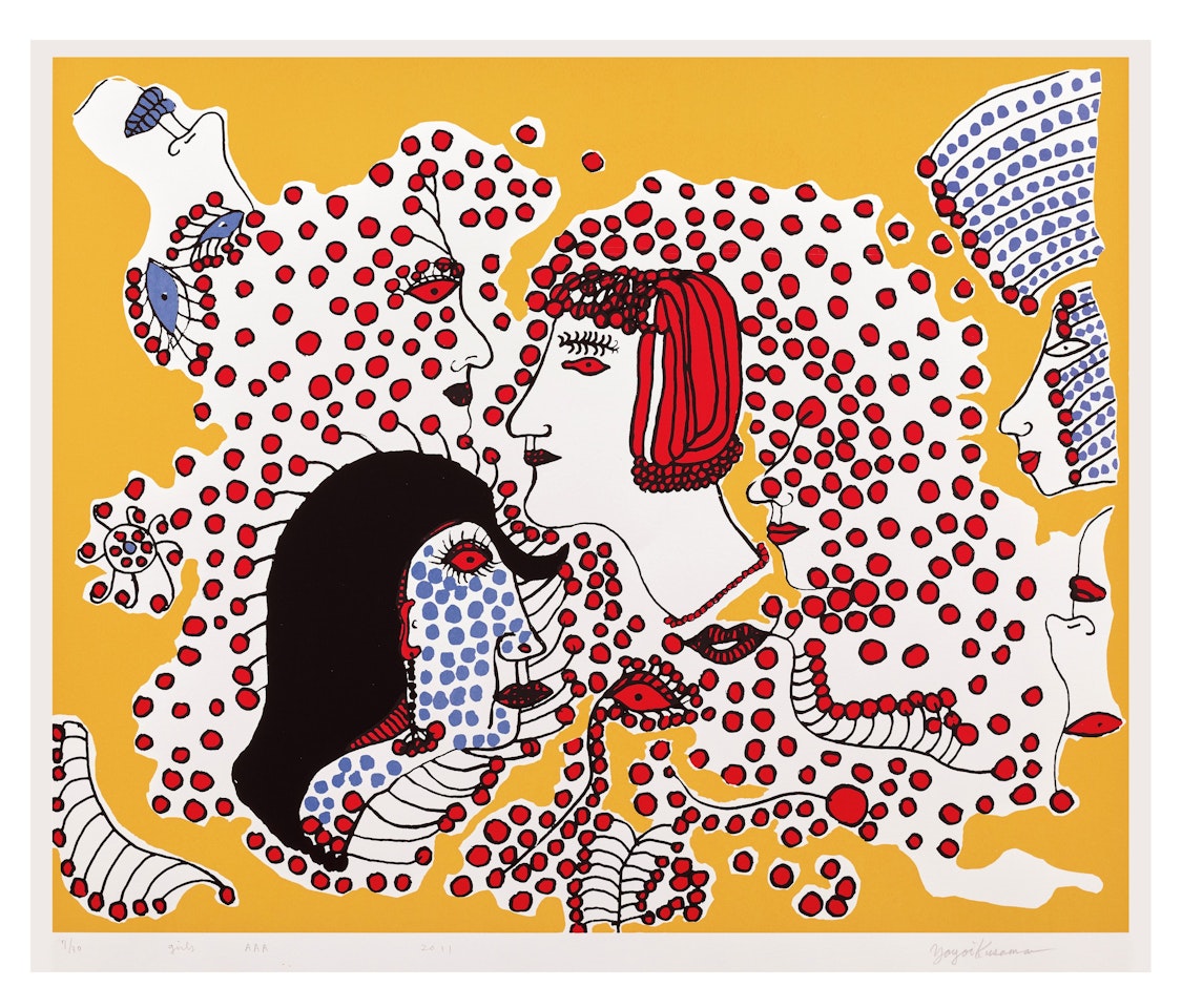 Girls AAA by Yayoi Kusama