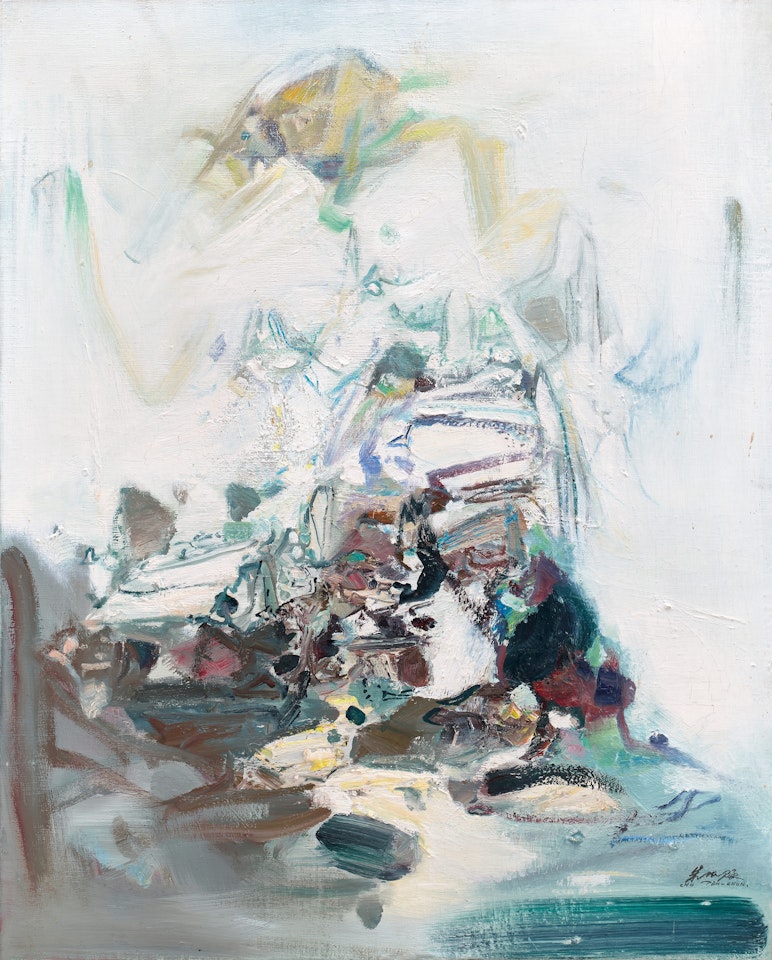 Composition N°467 by Chu Teh-Chun