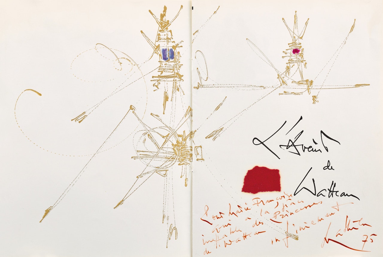 Composition by Georges Mathieu