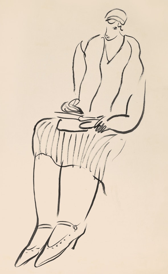 Woman in Skirt by Sanyu