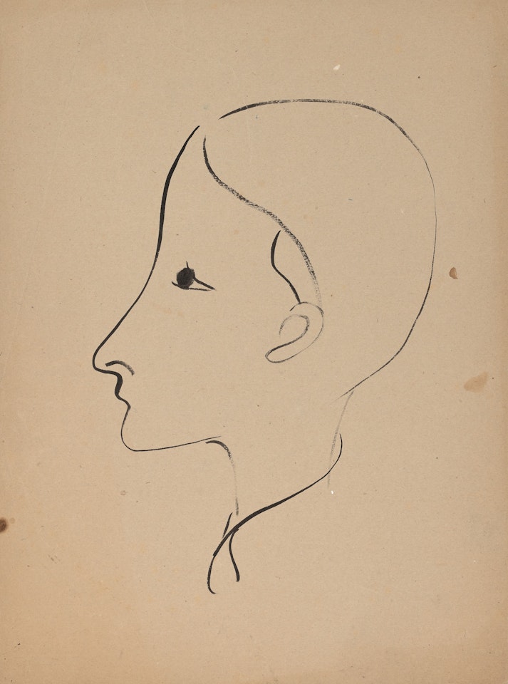 Black Eye Woman by Sanyu