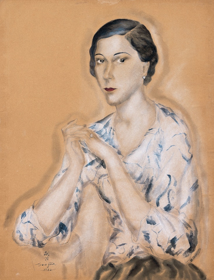 Portrait de Femme by Leonard Tsuguharu Foujita
