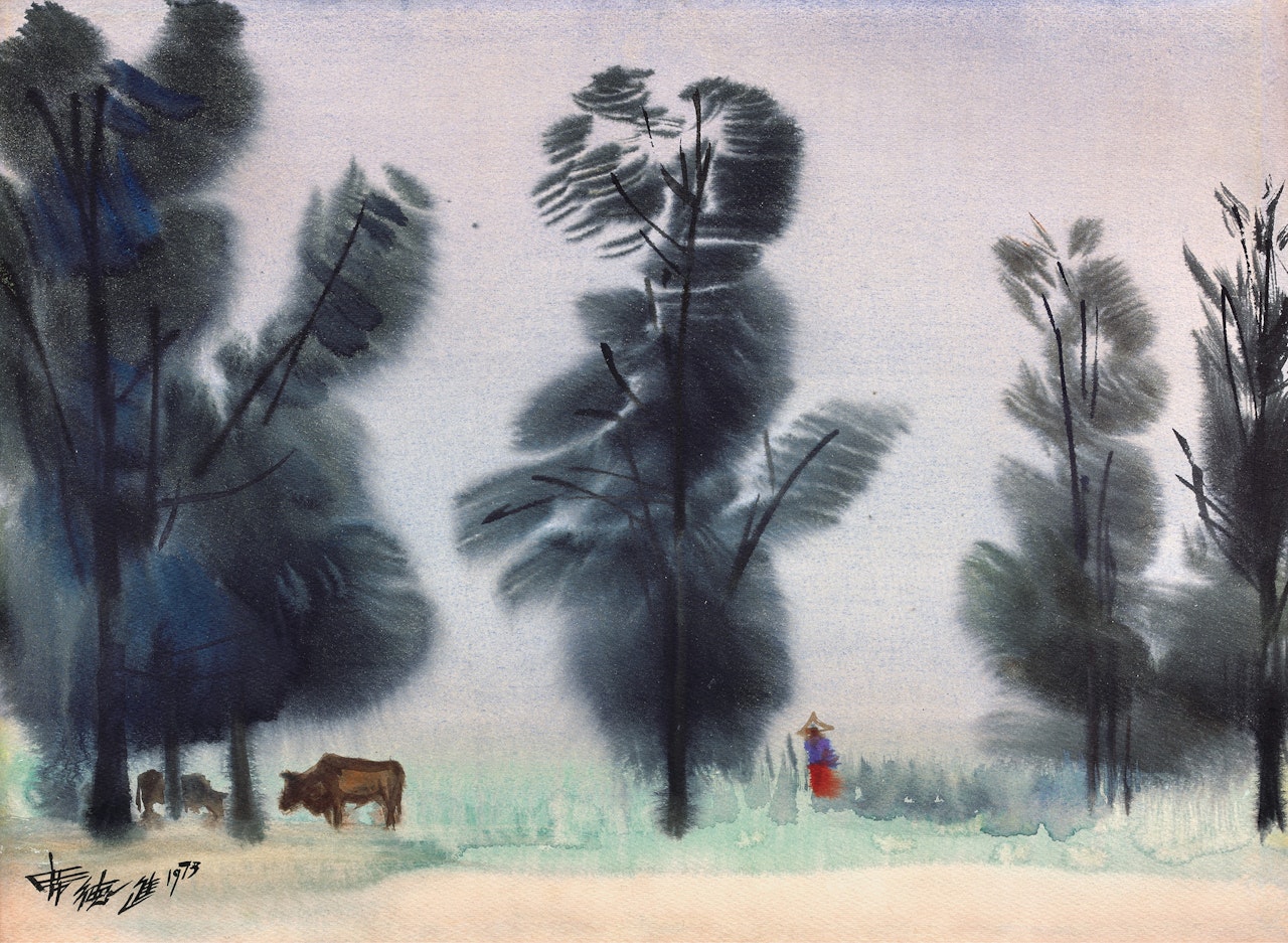 In the Woods by Xi Dejin