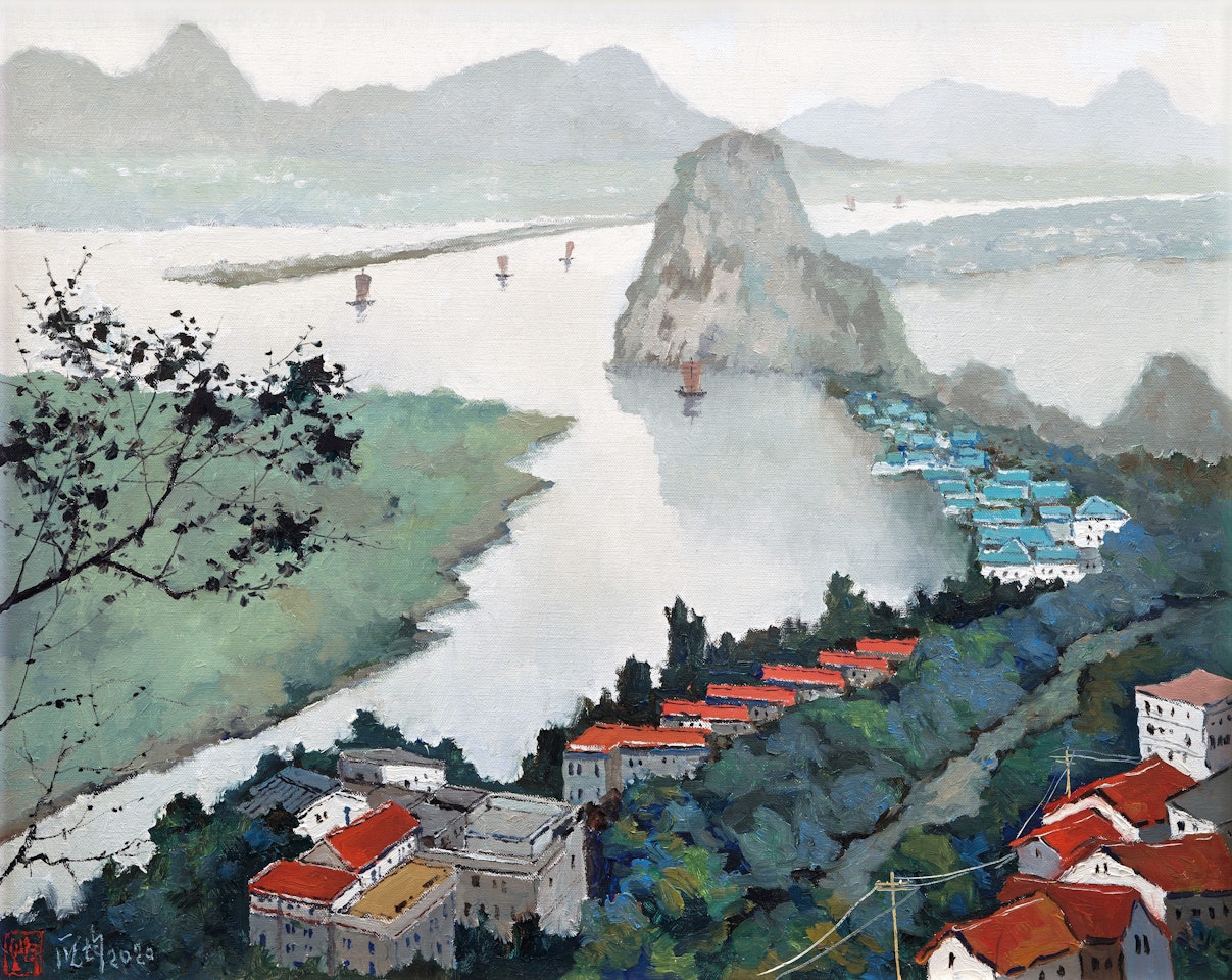 River Village by Pang Jiun
