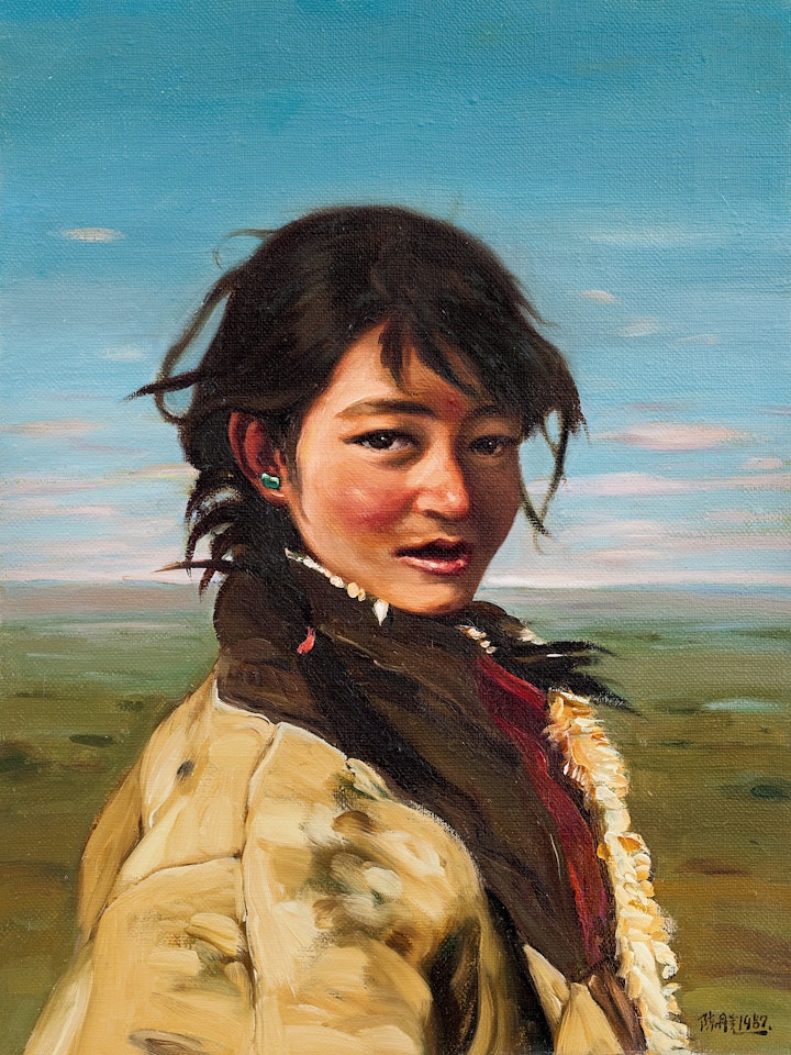 Girl in Sunrise by Chen Danqing