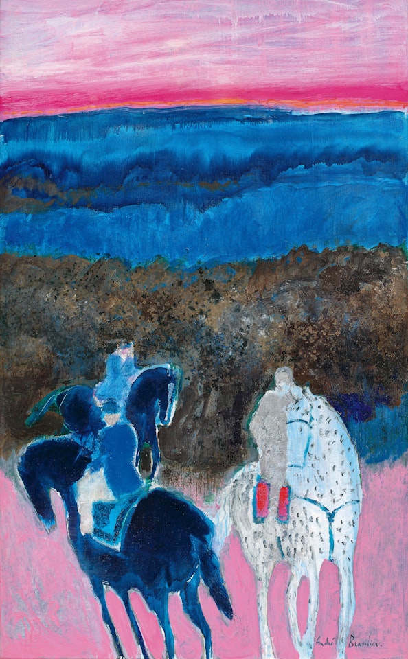 Les Cavaliers du Soir by André Brasilier