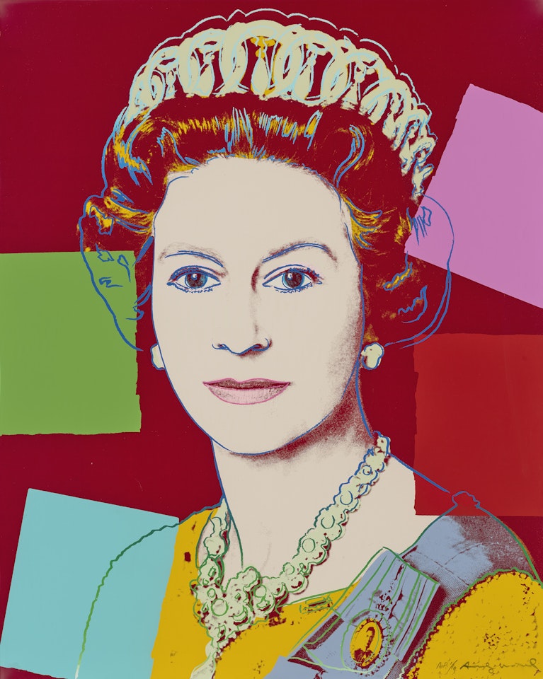 Queen Elizabeth II, from: Reigning Queens by Andy Warhol