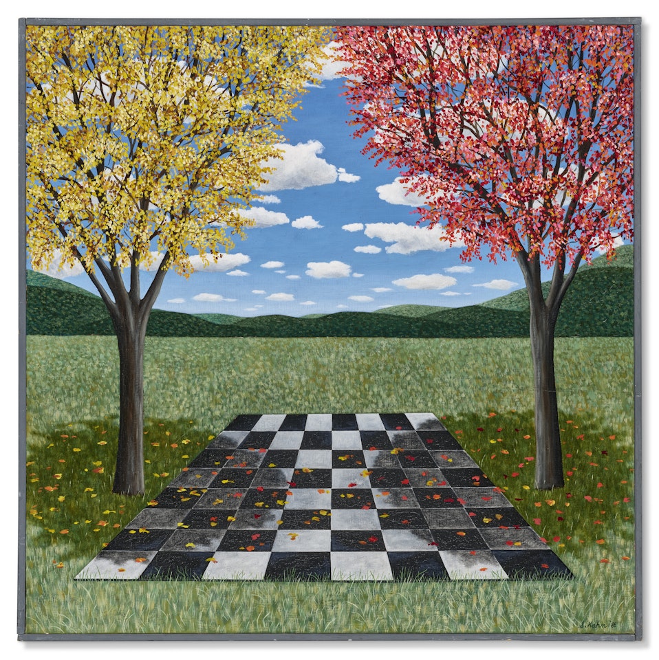 Landscape with Tile Floor by Scott Kahn