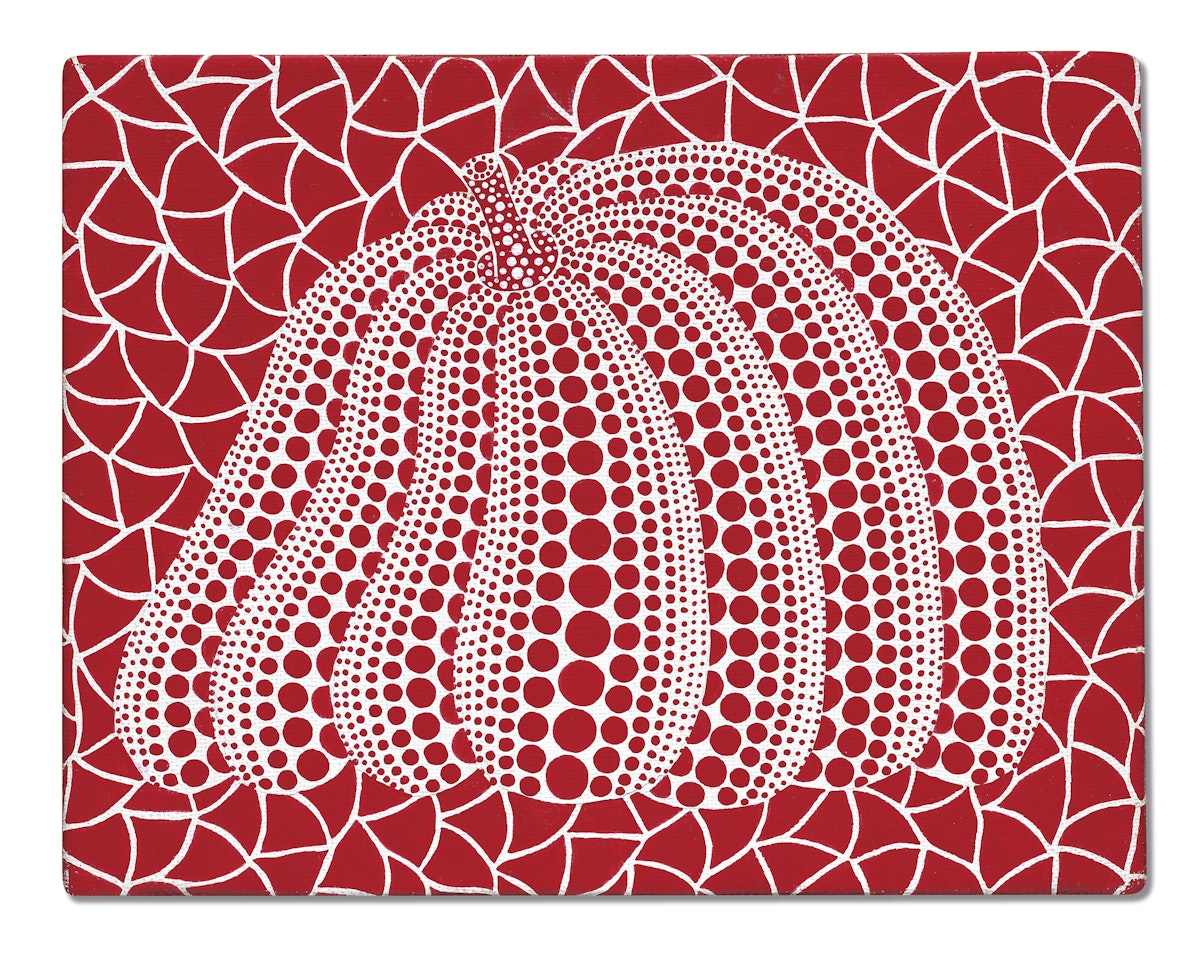 Pumpkin A, B, C, by Yayoi Kusama