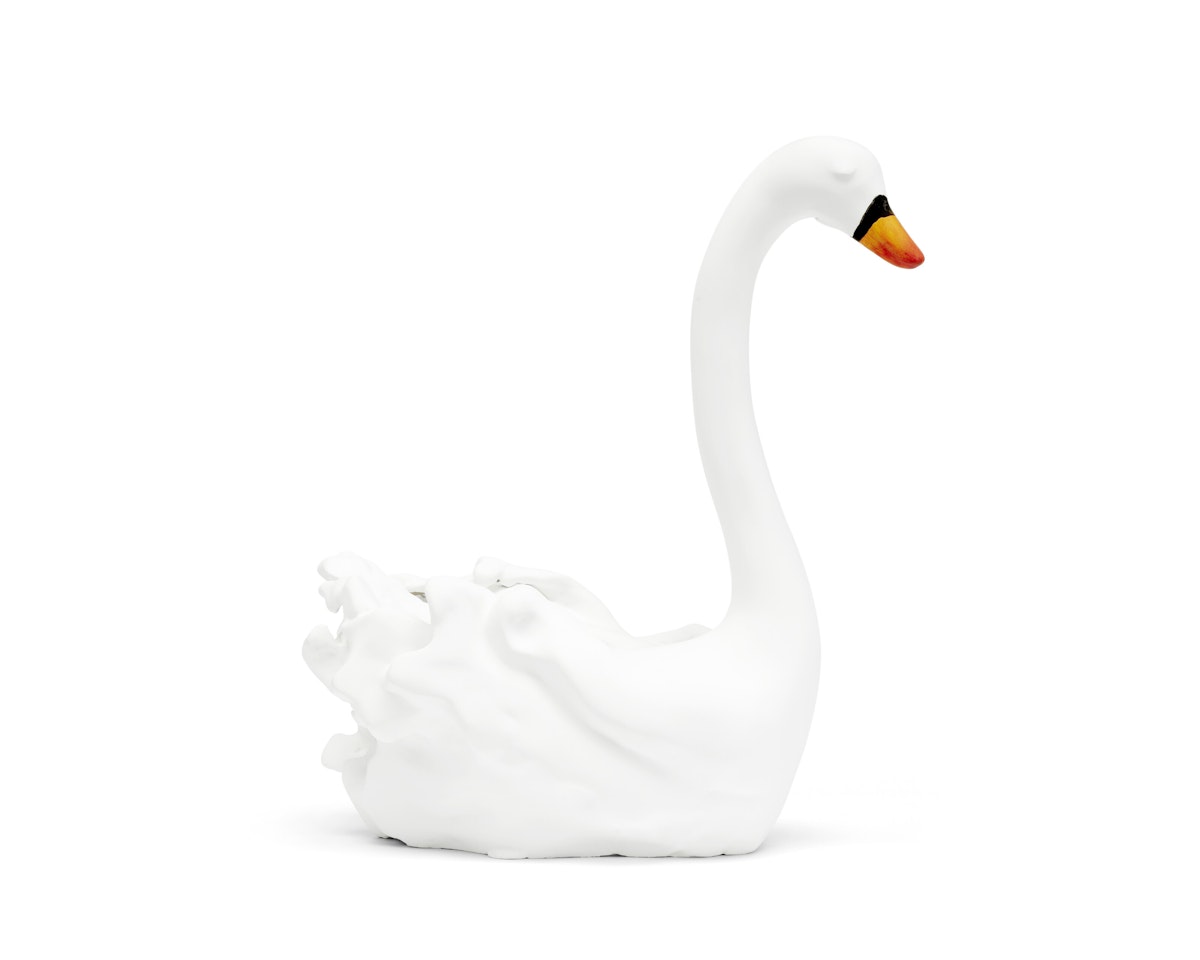 White Swan by Urs Fischer