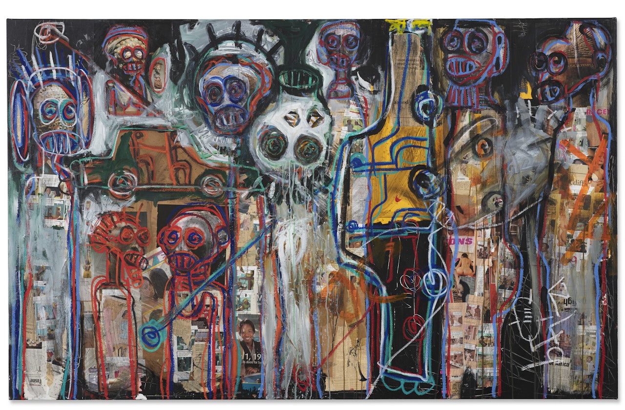 Untitled by Aboudia Abdoulaye Diarrassouba