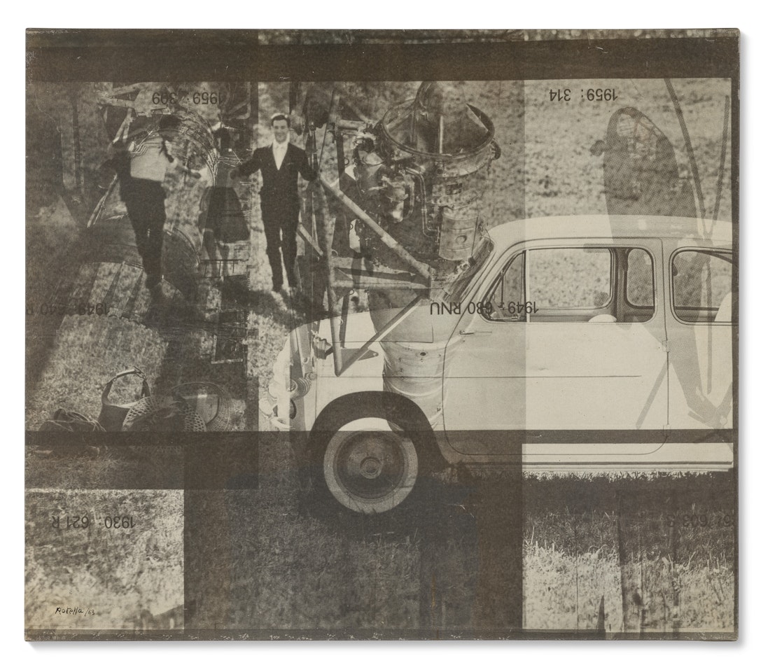 Come in un film by Mimmo Rotella