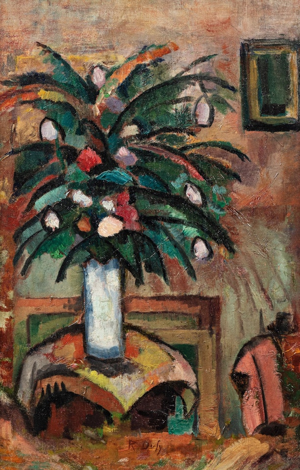 Fleurs dans un vase by Raoul Dufy