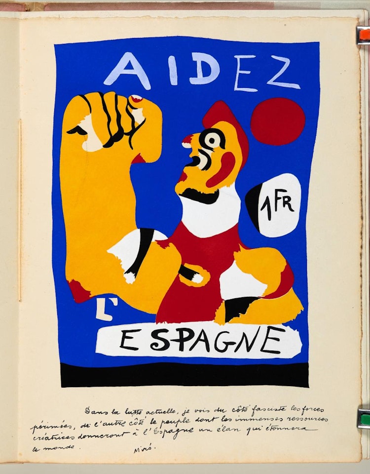 Aidez l'Espagne by Joan Miró