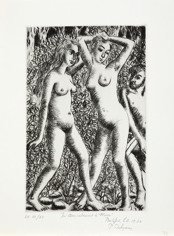 Sept Dialogues de Paul Delvaux  by Paul Delvaux