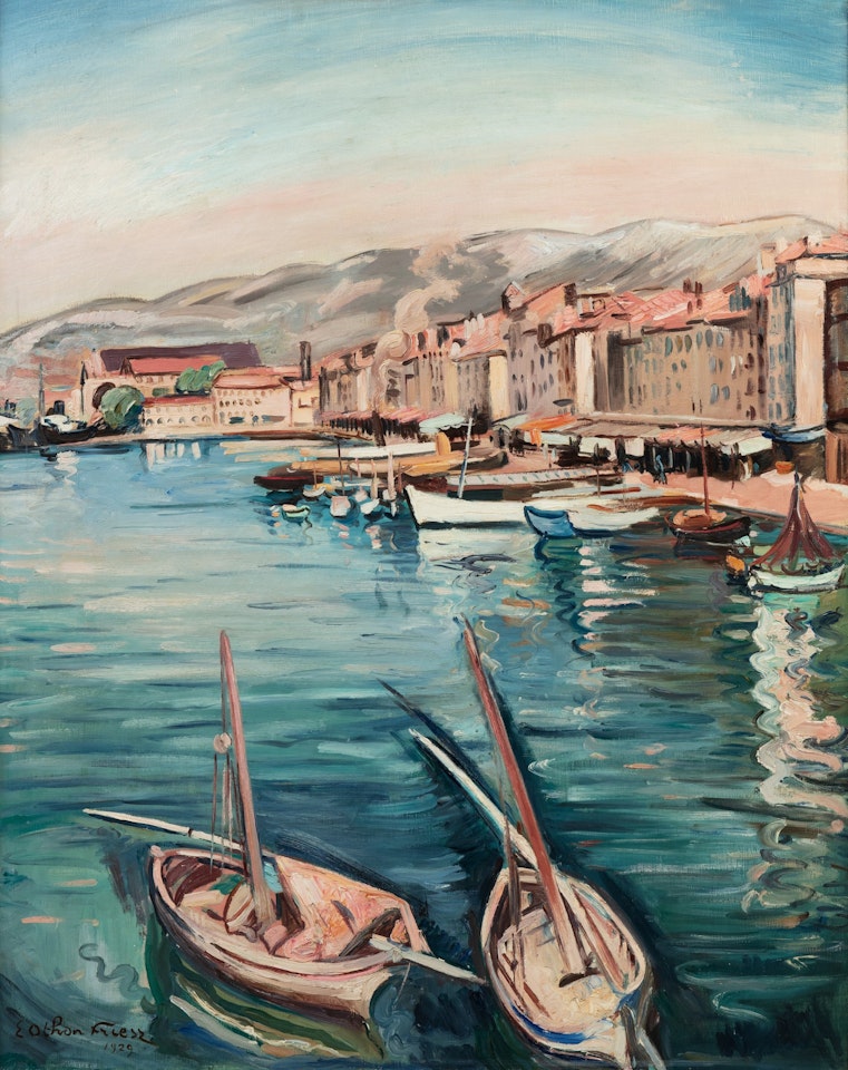 Le port de Toulon by Othon Friesz
