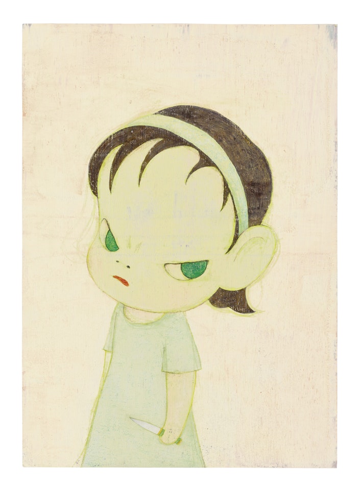 Girl with a Knife by Yoshitomo Nara