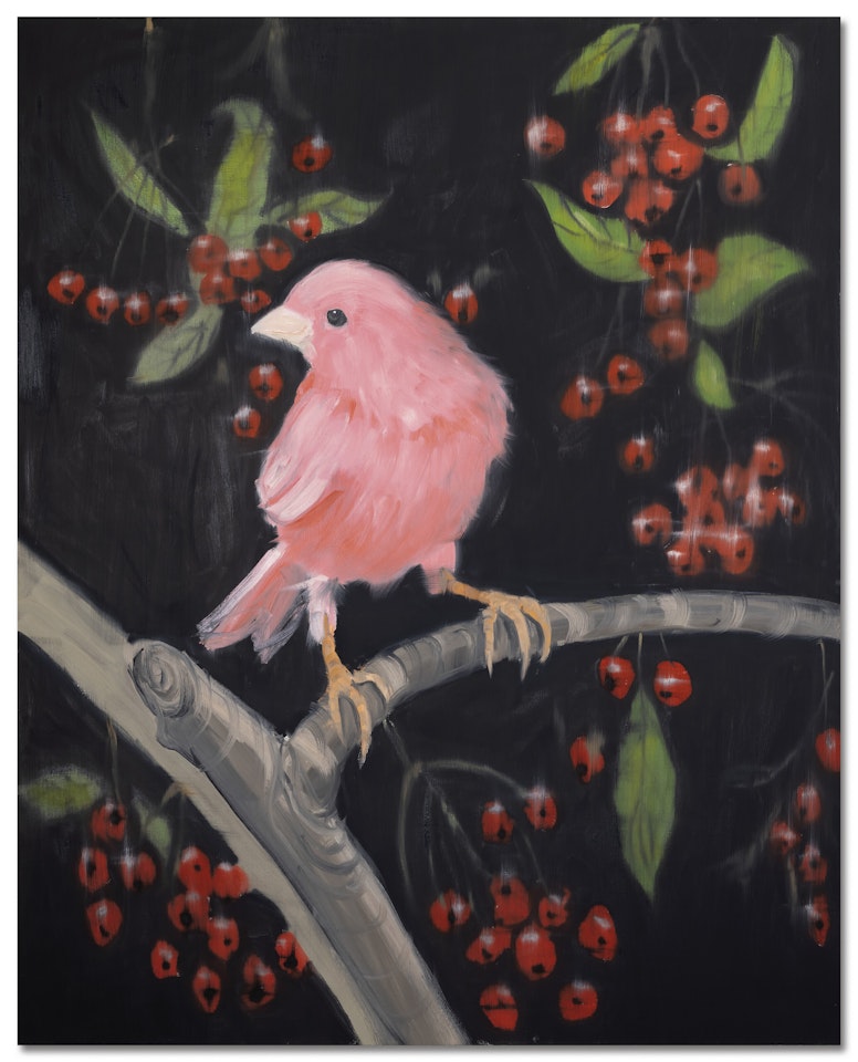 Stepping Out With Cherries by Ann Craven