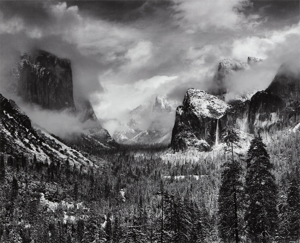Clearing Winter Storm, Yosemite National Park, California by Ansel Adams