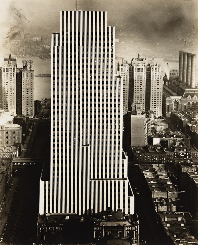 Daily News Building, 42nd Street between 2nd and 3rd Avenue, New York by Berenice Abbott