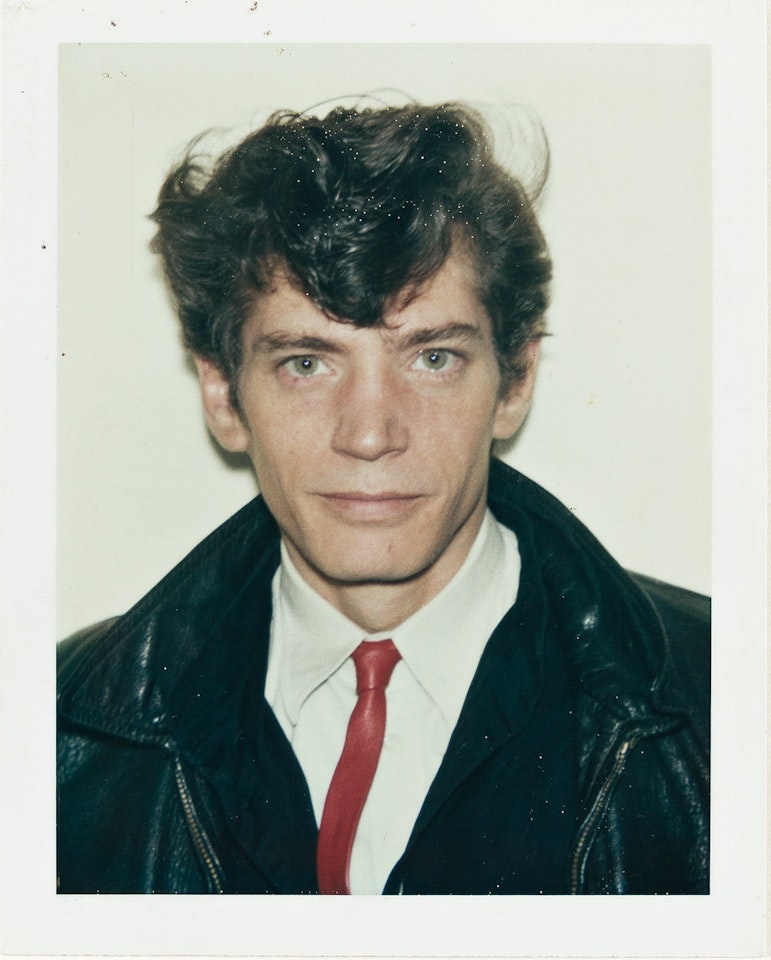 Portrait of Robert Mapplethorpe by Andy Warhol