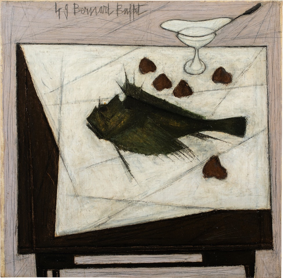 Nature morte à la rascasse by Bernard Buffet