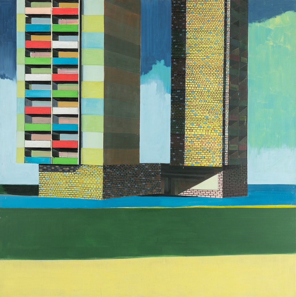 Untitled (Hochhaus) by Matthias Weischer