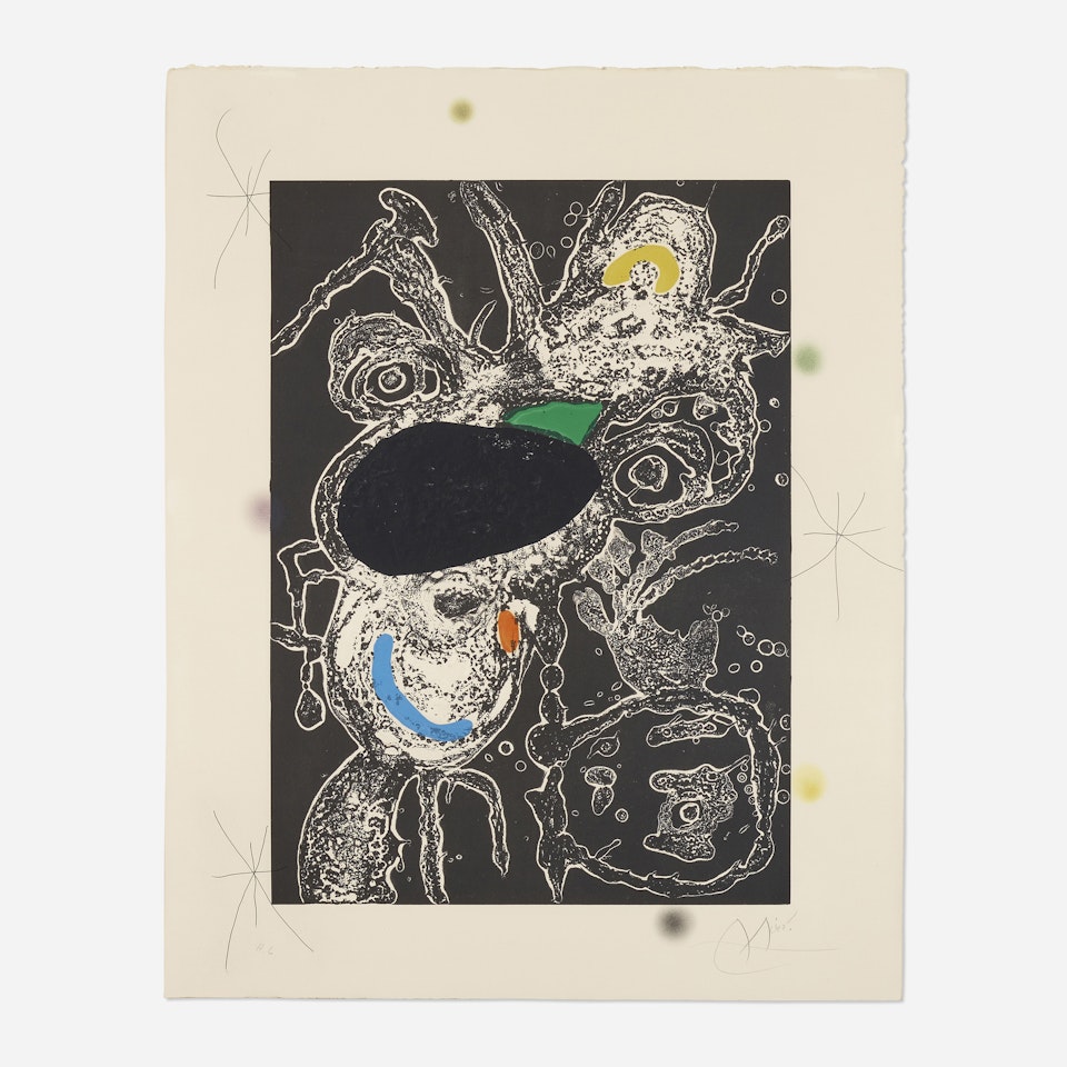 Plate III (from the Espriu-Miró portfolio) by Joan Miró